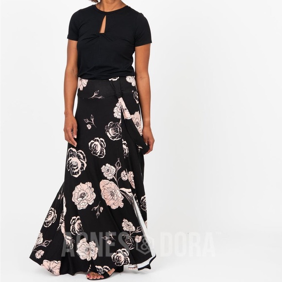 Maxi Skirt - Wild Rose Floral - Picture 1 of 6